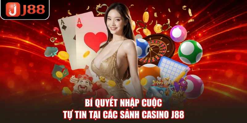 Bí quyết nhập cuộc tự tin tại các sảnh casino J88