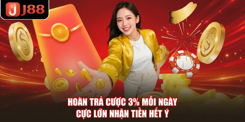 Hoàn Trả Cược 3% Mỗi Ngày – Cực Lớn Nhận Tiền Hết Ý