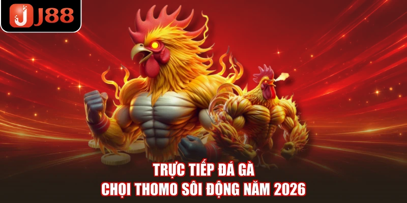Trực tiếp đá gà chọi Thomo sôi động năm 2026